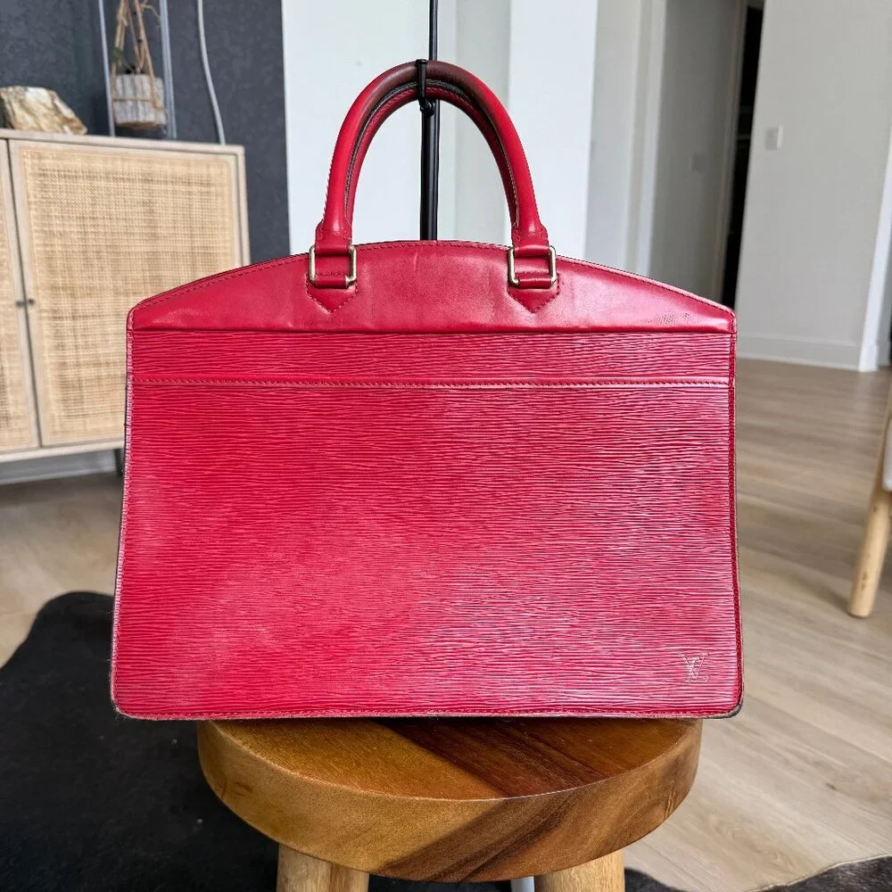 Louis Vuitton Epi Riviera Handbag Red - Picture 1 of 10